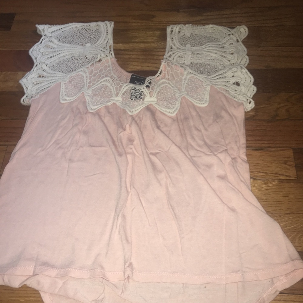 Lace top tank